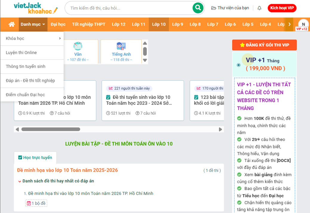 Tuyên Quang công bố môn thi thứ 3 trong Kỳ thi tuyển sinh vào 10 năm 2026