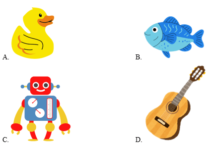 Trắc nghiệm Tiếng Anh lớp 1 Family and Friends Unit 3 Phonetics and Vocabulary (có đáp án)