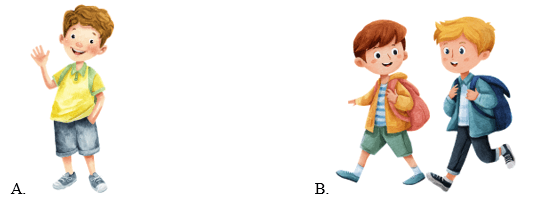 Trắc nghiệm Tiếng Anh lớp 1 Family and Friends Unit Starter Phonetics and Vocabulary (có đáp án)