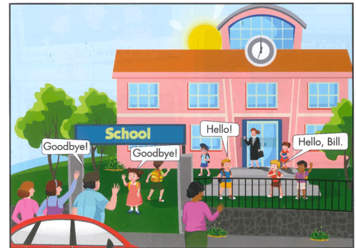 Tiếng Anh lớp 1 Smart Start Getting Started Lesson 1 (trang 4, 5)