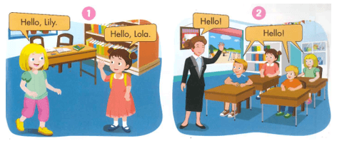 Tiếng Anh lớp 1 Smart Start Getting Started Lesson 1 (trang 4, 5)