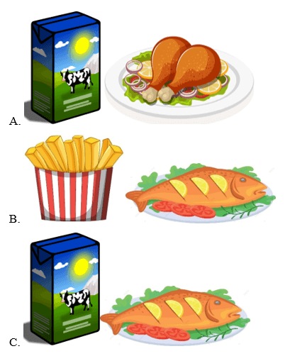 Trắc nghiệm Tiếng Anh lớp 1 Global Success Unit 5 (có đáp án): At the fish and chip shop