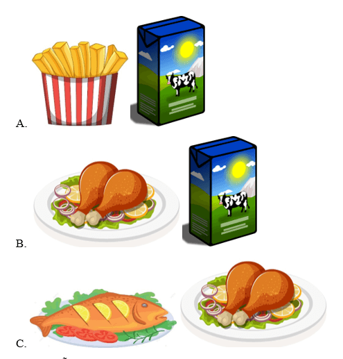Trắc nghiệm Tiếng Anh lớp 1 Global Success Unit 5 (có đáp án): At the fish and chip shop