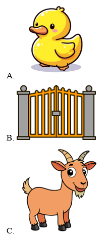 Trắc nghiệm Tiếng Anh lớp 1 Global Success Unit 7 Phonetics & Vocabulary (có đáp án)