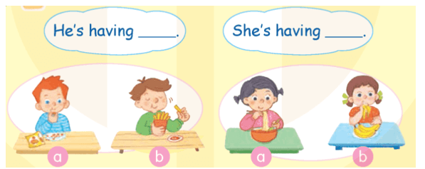 Tiếng Anh lớp 1 Unit 13 Lesson 3 (trang 59) | Tiếng Anh lớp 1 Global Success