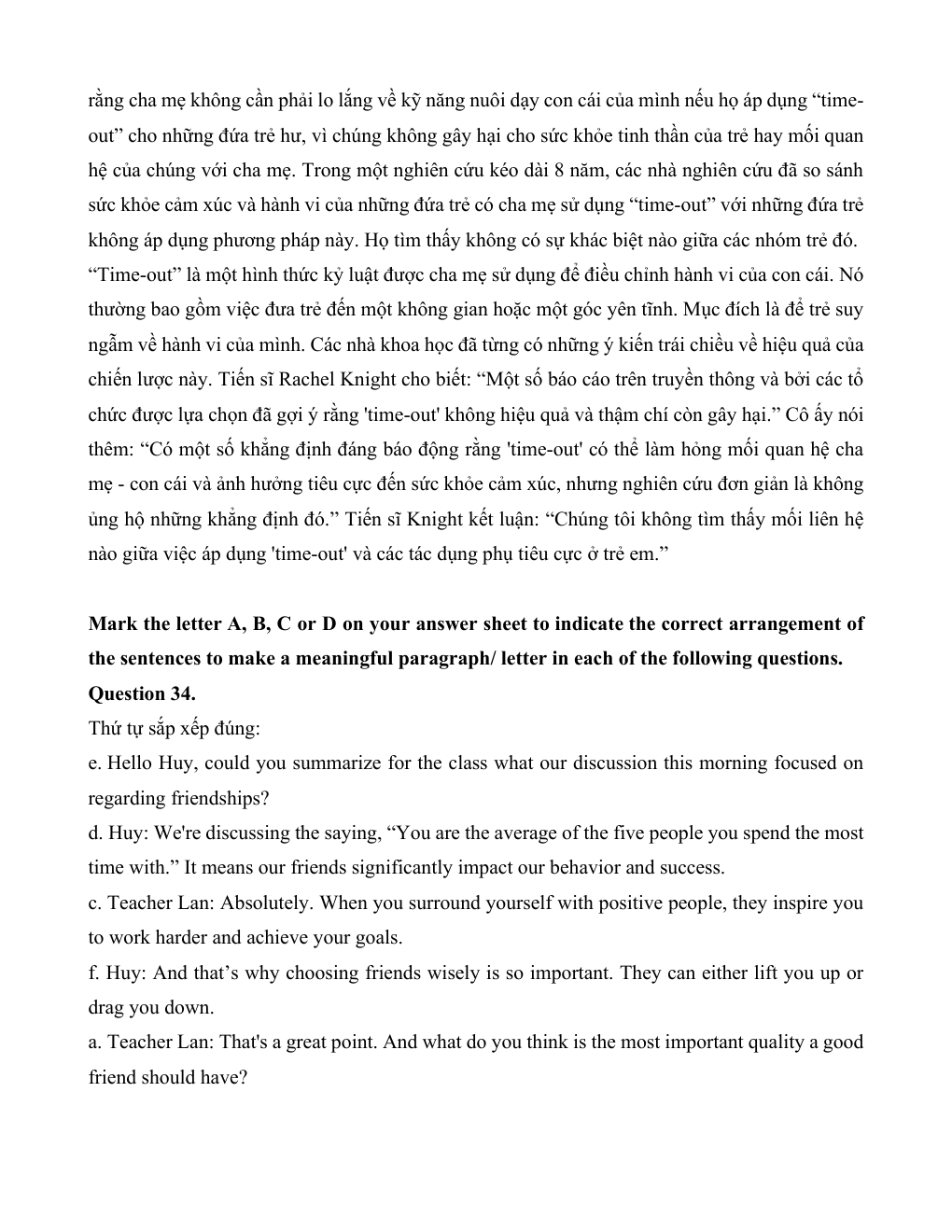 Đề kiểm tra Tiếng Anh 12 Friends Global theo Unit (có lời giải)