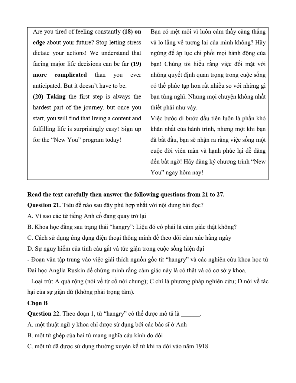 Đề kiểm tra Tiếng Anh 12 Friends Global Unit 2 (có lời giải)