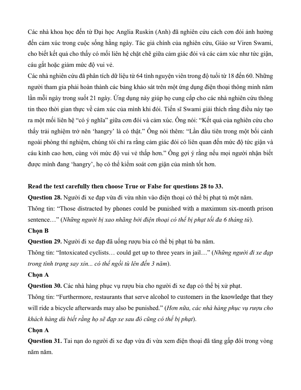 Đề kiểm tra Tiếng Anh 12 Friends Global Unit 2 (có lời giải)