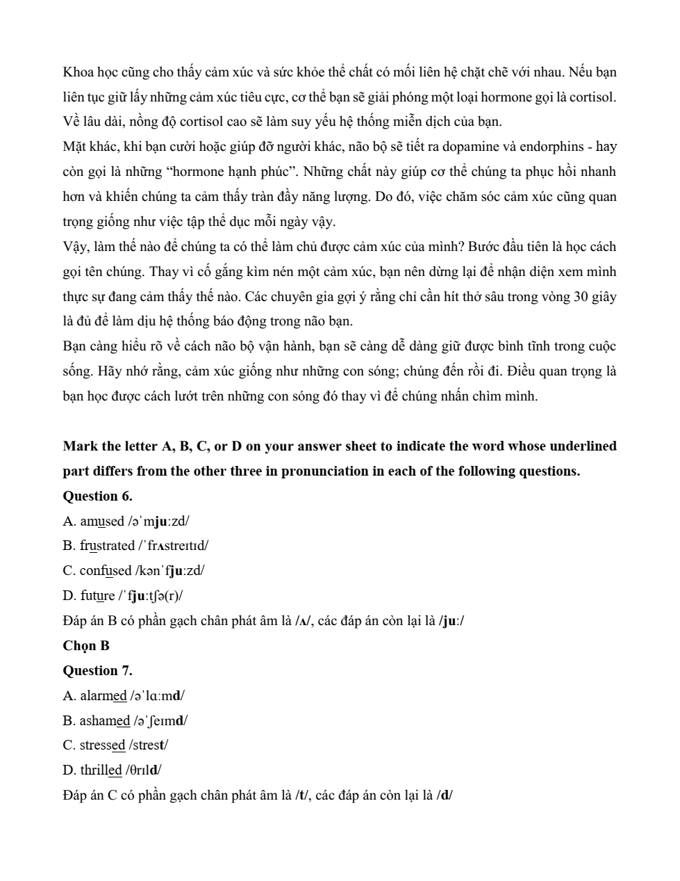 Đề kiểm tra Tiếng Anh 12 Friends Global Unit 2 (có lời giải)