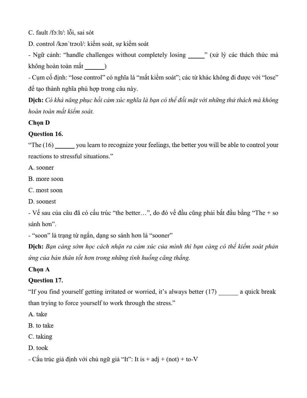 Đề kiểm tra Tiếng Anh 12 Friends Global Unit 2 (có lời giải)