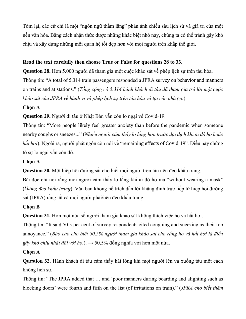 Đề kiểm tra Tiếng Anh 12 Friends Global Unit 3 (có lời giải)