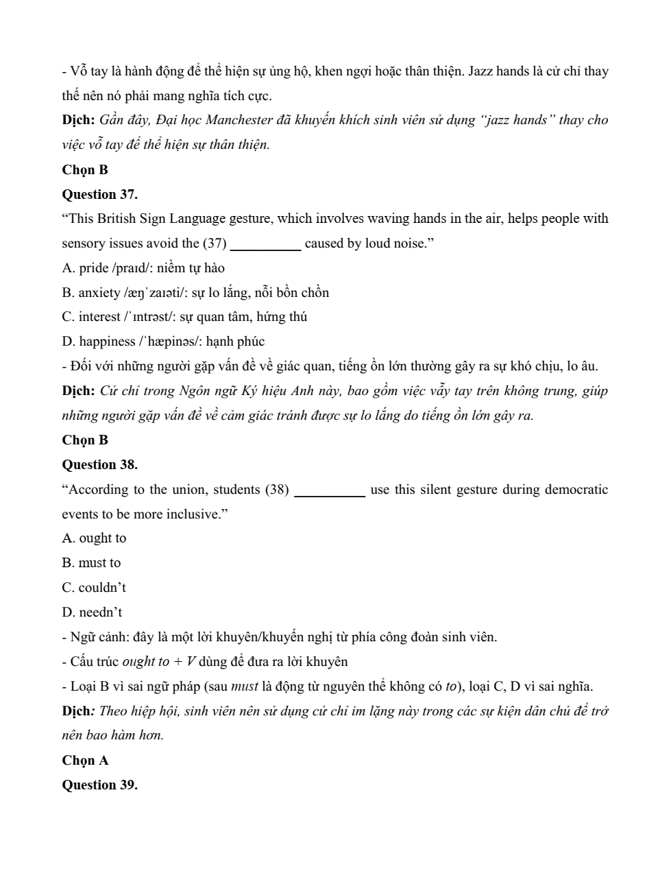 Đề kiểm tra Tiếng Anh 12 Friends Global Unit 3 (có lời giải)