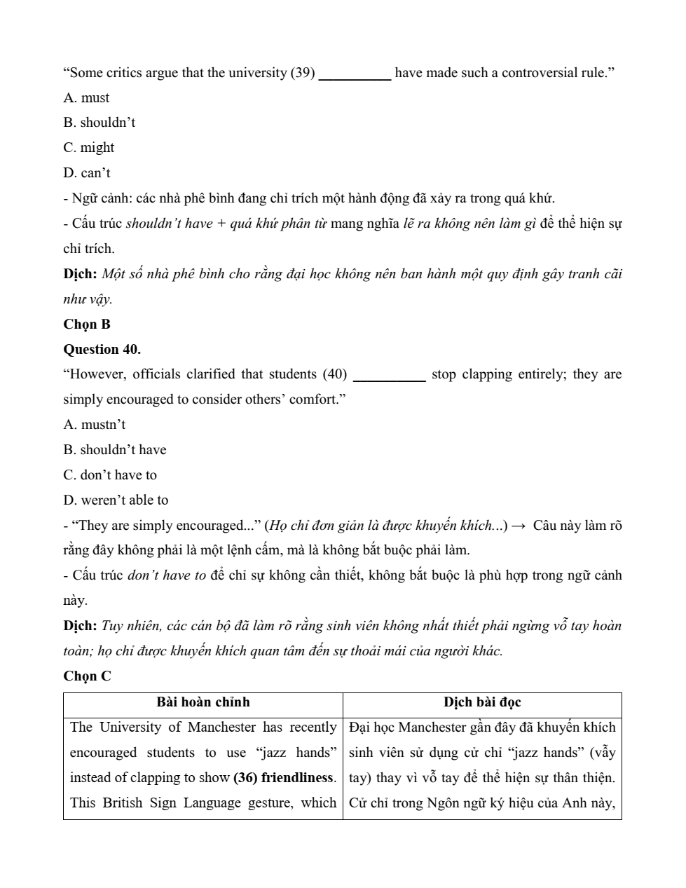 Đề kiểm tra Tiếng Anh 12 Friends Global Unit 3 (có lời giải)