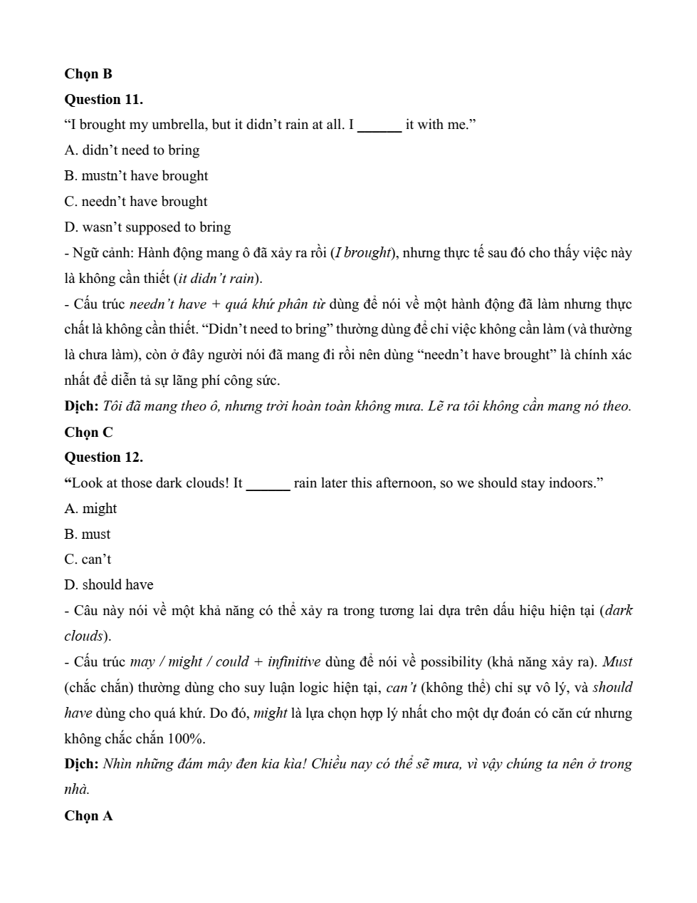 Đề kiểm tra Tiếng Anh 12 Friends Global Unit 3 (có lời giải)