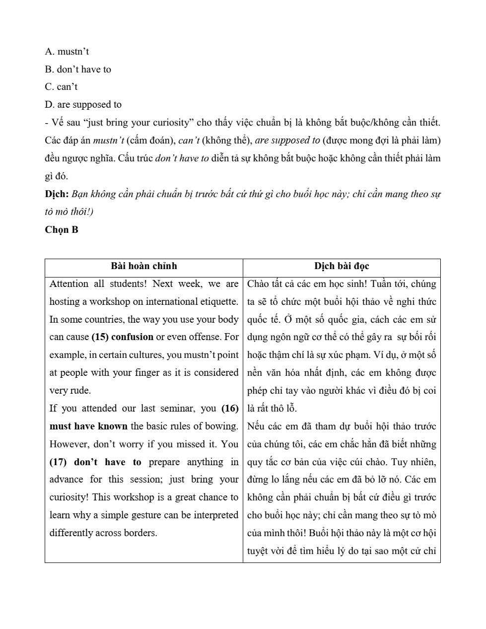 Đề kiểm tra Tiếng Anh 12 Friends Global Unit 3 (có lời giải)