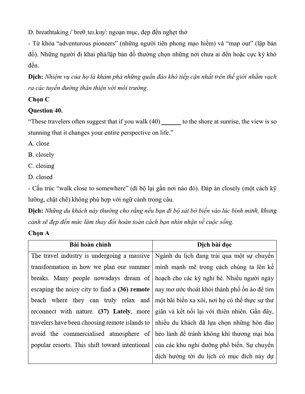 Đề kiểm tra Tiếng Anh 12 Friends Global Unit 4 (có lời giải)