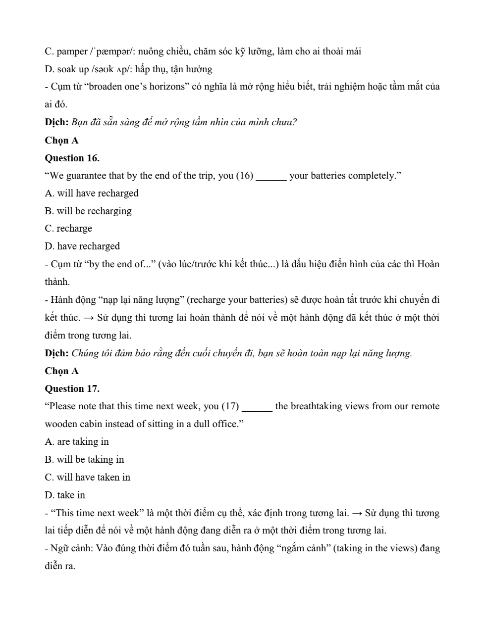 Đề kiểm tra Tiếng Anh 12 Friends Global Unit 4 (có lời giải)