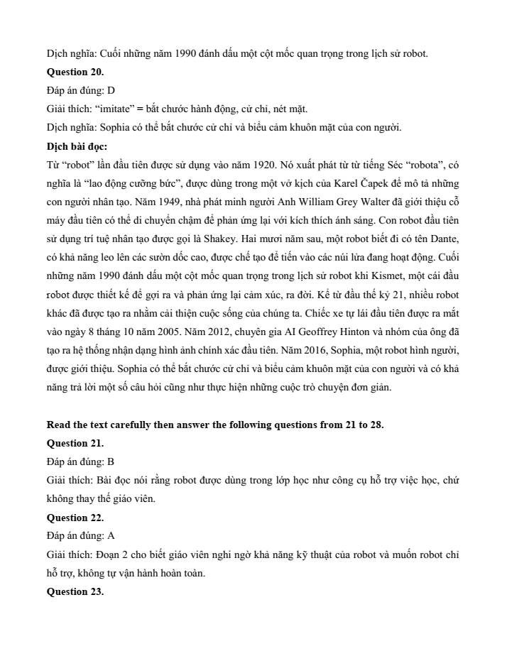 Đề kiểm tra Tiếng Anh 12 Smart World Unit 10 (có lời giải)