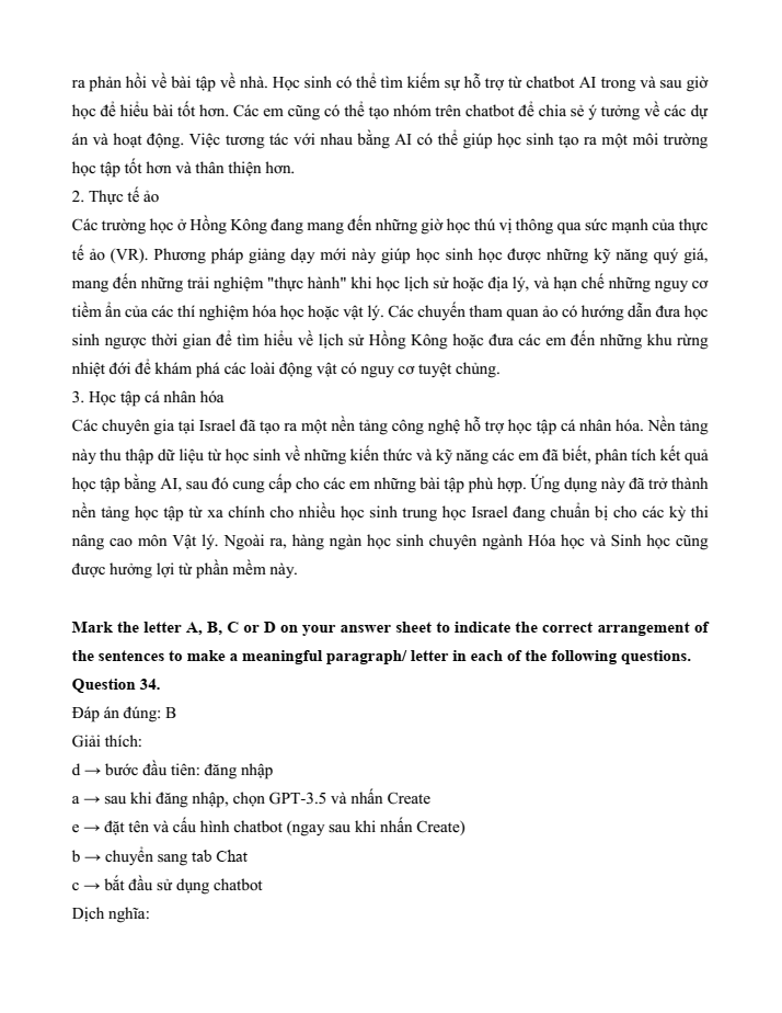 Đề kiểm tra Tiếng Anh 12 Smart World Unit 10 (có lời giải)