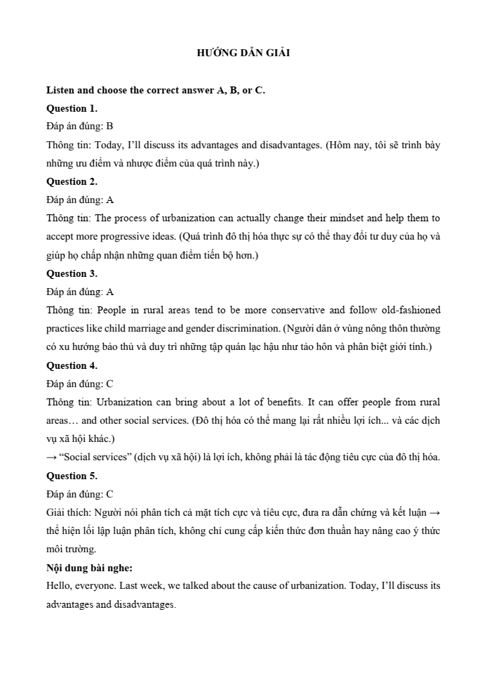 Đề kiểm tra Tiếng Anh 12 Smart World Unit 2 (có lời giải)