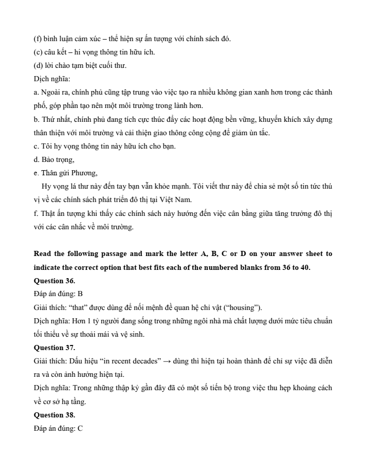 Đề kiểm tra Tiếng Anh 12 Smart World Unit 7 (có lời giải)