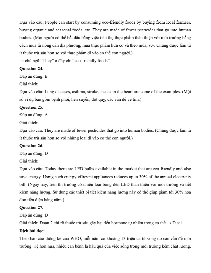 Đề kiểm tra Tiếng Anh 12 Smart World Unit 9 (có lời giải)