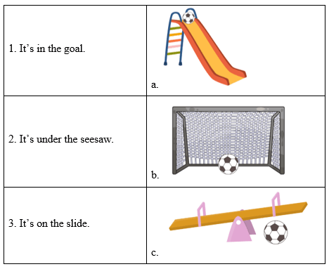 Trắc nghiệm Tiếng Anh lớp 2 Family and Friends Unit 5 (có đáp án): Where's the ball?
