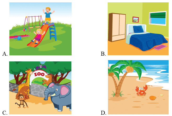 Trắc nghiệm Tiếng Anh lớp 2 Smart Start Unit 6 Phonetics and Vocabulary (có đáp án)