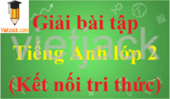 Giải bài tập Tiếng Anh lớp 2 Kết nối tri thức