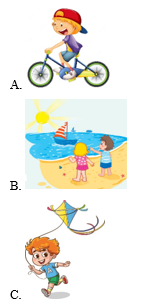 Trắc nghiệm Tiếng Anh lớp 2 Global Success Unit 3 (có đáp án): At the seaside