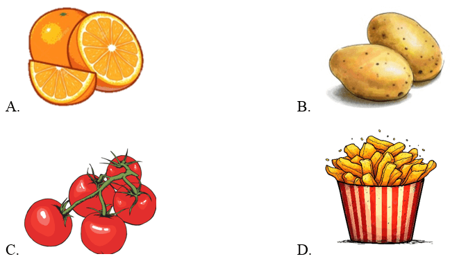  Trắc nghiệm Tiếng Anh lớp 3 Smart Start Unit 8 (có đáp án): Food