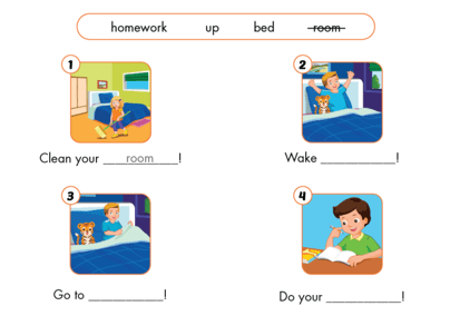 Tiếng Anh lớp 3 Unit 2 Review and Practice (trang 36, 37)