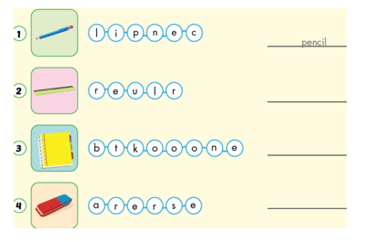 Tiếng Anh lớp 3 Unit 3 Review and Practice (trang 50, 51)