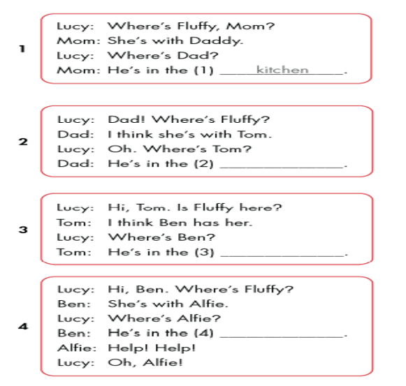 Tiếng Anh lớp 3 Unit 4 Lesson 1 (trang 52, 53, 54)