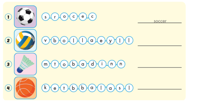 Tiếng Anh lớp 3 Unit 5 Review and Practice (trang 80, 81)