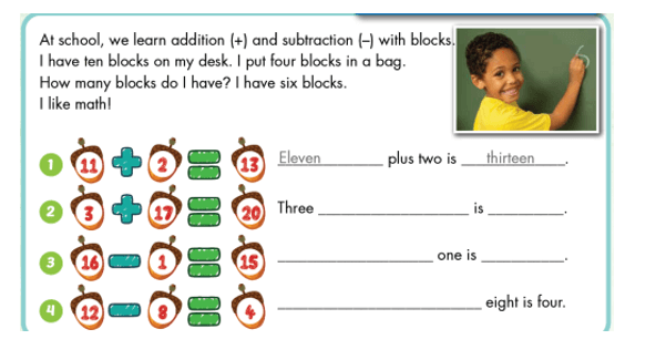 Tiếng Anh lớp 3 Smart Start Unit 7 Math (trang 105, 106, 107)
