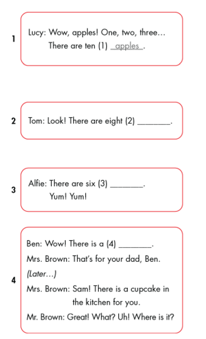 Tiếng Anh lớp 3 Unit 8 Lesson 1 (trang 110, 111, 112)
