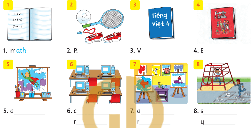 Tiếng Anh lớp 4 Family and Friends Review 2