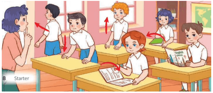 Tiếng Anh lớp 4 Starter Classroom activities (trang 8) | Tiếng Anh lớp 4 Global Success