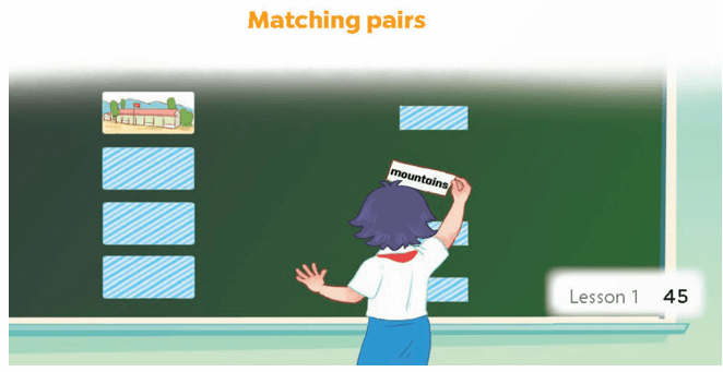Tiếng Anh lớp 4 Global Success Unit 6 Lesson 1 (trang 44, 45)