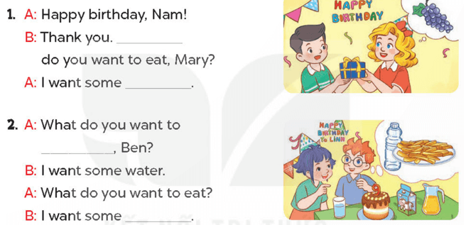 Tiếng Anh lớp 4 Global Success Unit 4 Lesson 2 (30, 31)