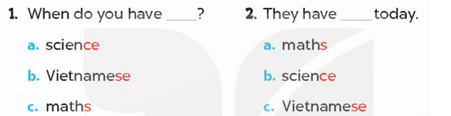 Tiếng Anh lớp 4 Unit 7 Lesson 3 (trang 54, 55) | Tiếng Anh lớp 4 Global Success