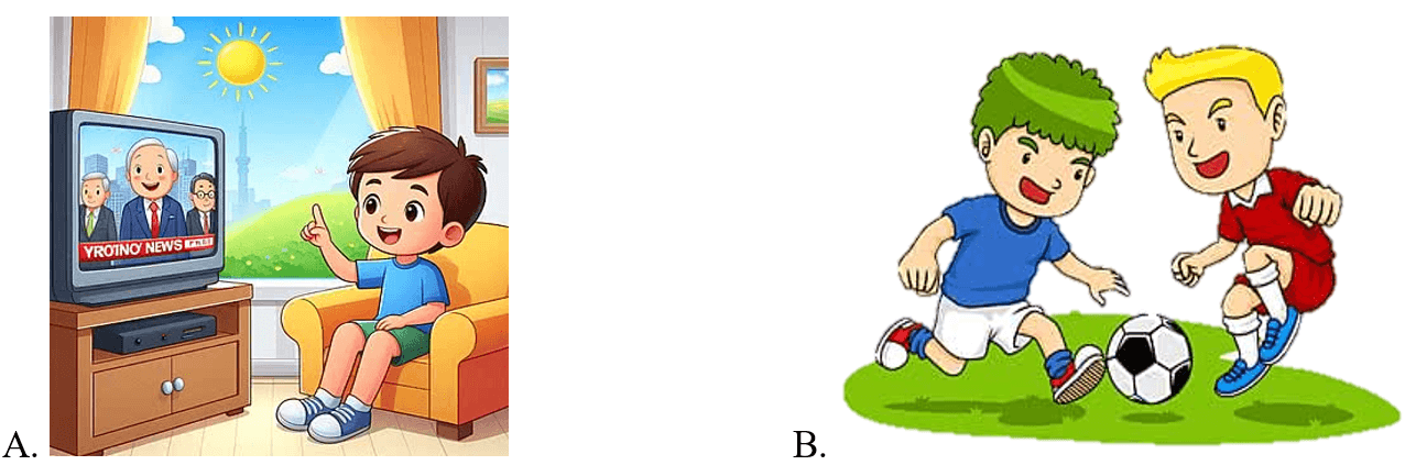 Trắc nghiệm Tiếng Anh lớp 5 Family and Friends Unit 6 Phonetics and Vocabulary