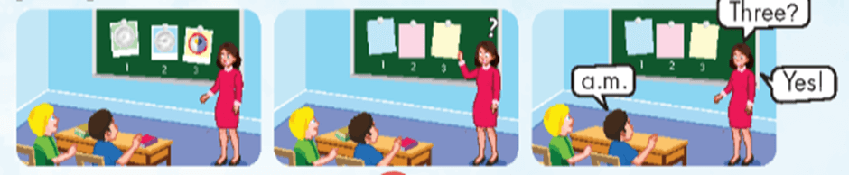 Tiếng Anh lớp 5 Unit 1 Time (trang 15, 16, 17) | iLearn Smart Start 5