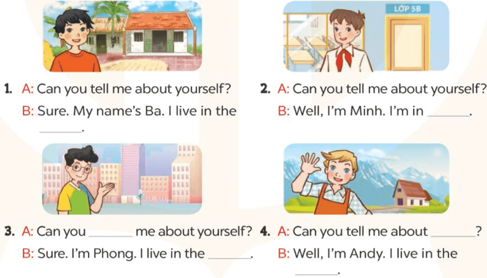 Tiếng Anh lớp 5 Global Success Unit 1 Lesson 1 (trang 10, 11)