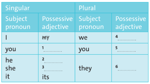 Tiếng Anh lớp 6 Friends plus Starter unit Language focus (trang 7)