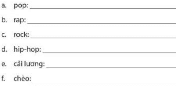 Tiếng Anh lớp 7 Unit 6 Worksheet trang 145 | Explore English 7 Cánh diều (ảnh 1)