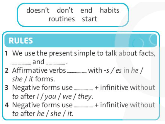 Tiếng Anh 7 Friends plus Unit 1 Language Focus trang 13