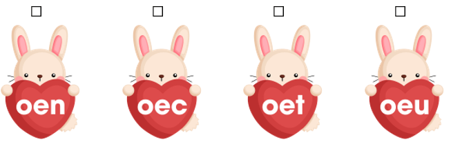 Trắc nghiệm Tiếng Việt lớp 1 Bài 124 (có đáp án): oen, oet | Cánh diều