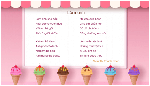 Trắc nghiệm Tiếng Việt lớp 1 Làm anh (có đáp án) | Cánh diều